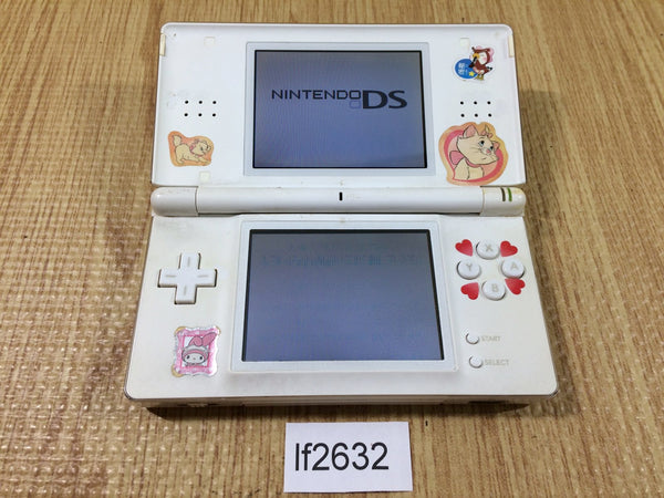 lf2632 Plz Read Item Condi Nintendo DS Lite Crystal White Console Japan