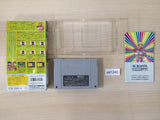 Nekketsu Baseball Monogatari Kunio Kun BOXED SNES Super Famicom Japan - UE1240