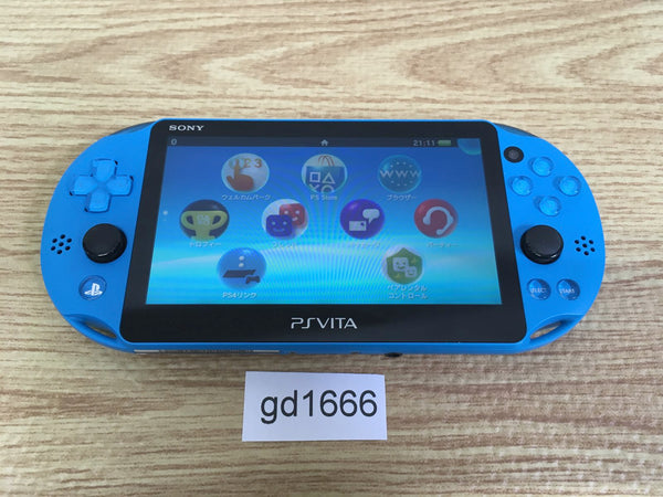 gd1666 PS Vita PCH-2000 AQUA BLUE SONY PSP Console Japan
