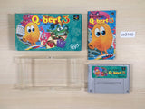 Q*Bert 3 Q Bert BOXED SNES Super Famicom Japan - UE3100