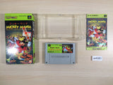 Mickey Mania Mickey Mouse BOXED SNES Super Famicom Japan - UE4081