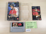 Rokudenashi Blues Taiketsu! Tokyo Shitennou BOXED SNES SuperFamicom - UE4649