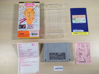 ue5049 Cho Aniki Bakuretsu Rantou Hen BOXED SNES Super Famicom Japan