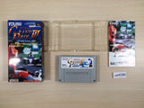 Human Grand Prix 3 F1 Triple Battle Racing BOXED SNES Super Famicom - UE4086