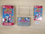 Jikkyou Oshaberi Parodius Forever With Me BOXED SNES Super Famicom - UE2283