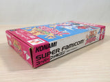 Jikkyou Oshaberi Parodius Forever With Me BOXED SNES Super Famicom - UE2283