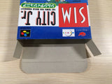 SimCity Jr. SimTown BOXED SNES Super Famicom Japan - UE5051