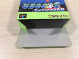 Rockman's Soccer MegaMan Rockman BOXED SNES Super Famicom Japan - UE4087