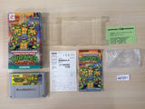 TMNT Turtles Turtles In Time BOXED SNES Super Famicom Japan - UE1251