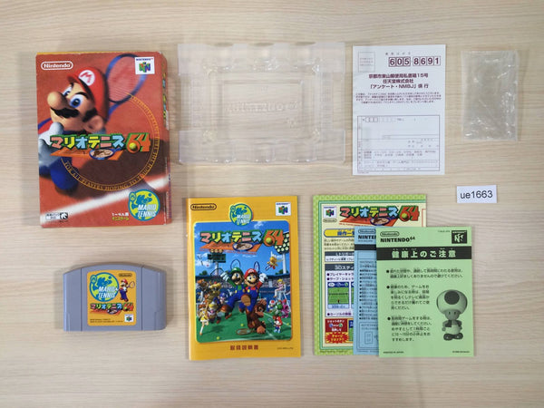 ue1663 Mario Tennis 64 BOXED N64 Nintendo 64 Japan