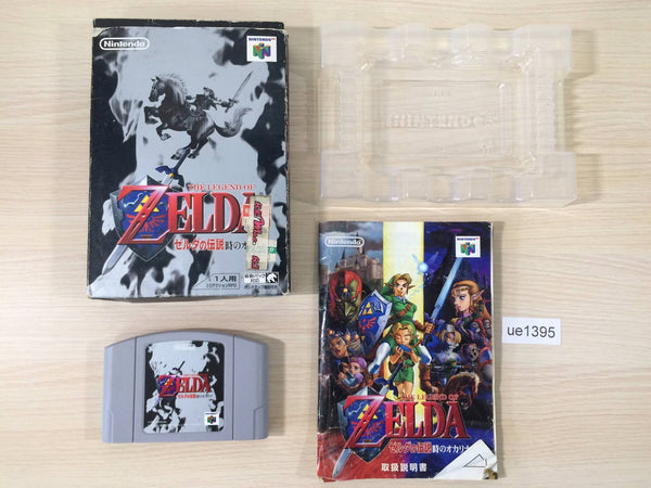 ue1395 The Legend of Zelda Ocarina of Time BOXED N64 Nintendo 64 Japan