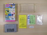 TwinBee Rainbow Bell Adventure Pop'n BOXED SNES Super Famicom Japan - UE4665