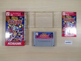 Gokujou Parodius Fantastic Journey BOXED SNES Super Famicom Japan - UE4667