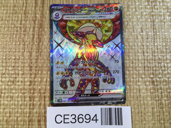 CE3694 Toxtricity ex SR sv4M 081/066 Pokemon Card TCG Japan