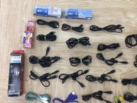 w1467 Untested about 35 Game Link Cables for Gameboy GBA Lot Japan