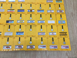 w1471 Untested Famicom Disk Games about 90 Disks Case Cover Lot Japan