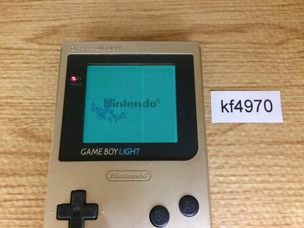 kf4970 Plz Read Item Condi GameBoy Light Gold Game Boy Console Japan