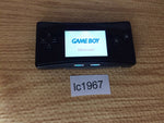 lc1967 Plz Read Item Condi GameBoy Micro Black Game Boy Console Japan