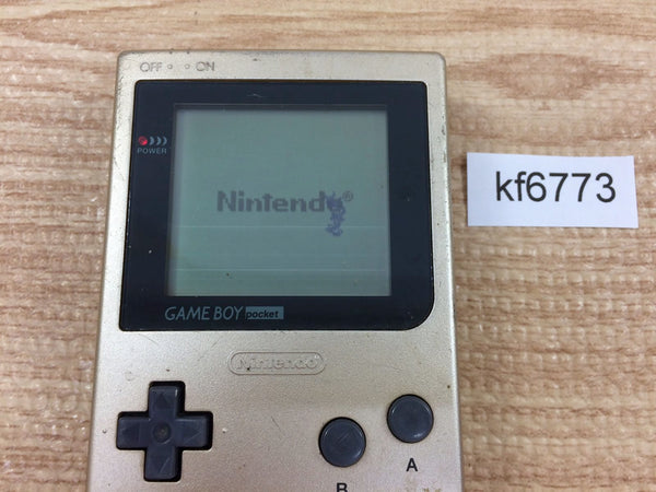 kf6773 Plz Read Item Condi GameBoy Pocket Gold Game Boy Console Japan