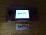 KE9301 Tested Working - No Battery GameBoy Micro Purple Game Boy Console Japan