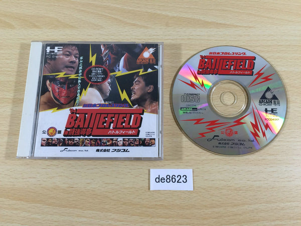 de8623 Shin Nippon Pro Wrestling 94 Battlefield ARCADE CD ROM 2 PC Engine Japan