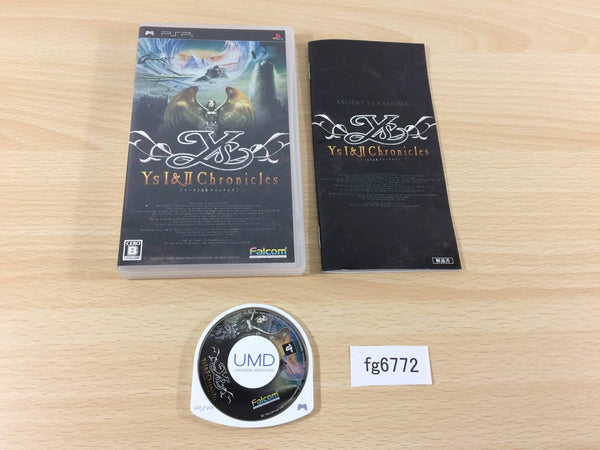 FG6772 Y's I&II 1 2 Chronicles PSP Japan