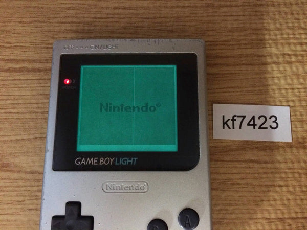 kf7423 Plz Read Item Condi GameBoy Light Silver Game Boy Console Japan