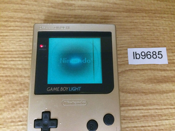 lb9685 Plz Read Item Condi GameBoy Light Gold Game Boy Console Japan