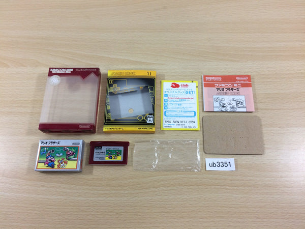 UB3351 Mario Bros. BOXED GameBoy Advance Japan