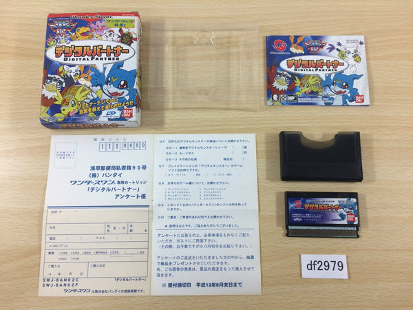 DF2979 DIGIMON ADVENTURE 02 DIGITAL PARTNER BOXED Wonder Swan Bandai Japan