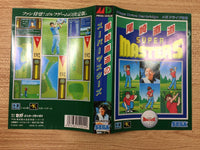 dh8015 Ozaki Naomichi no Super Masters BOXED Mega Drive Genesis Japan