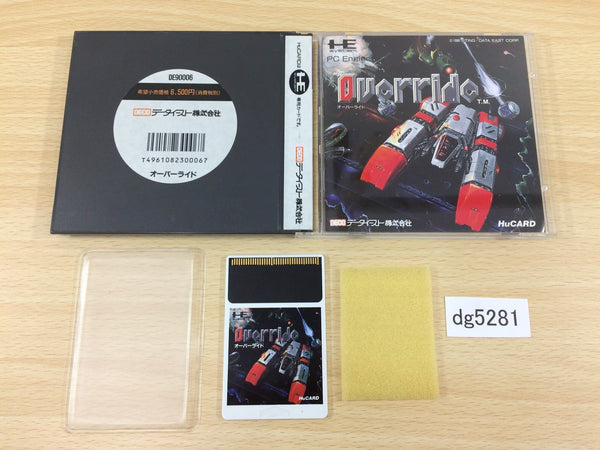 DG5281 OverRide BOXED PC Engine Japan