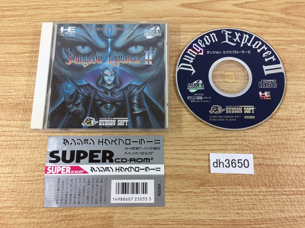 DH3650 Dungeon Explorer II SUPER CD ROM 2 PC Engine Japan