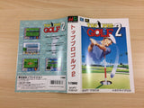 UB7718 Top Pro Golf 2 BOXED Mega Drive Genesis Japan