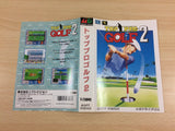 UB7719 Top Pro Golf 2 BOXED Mega Drive Genesis Japan