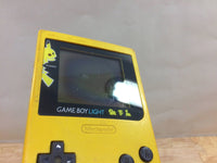 KF8055 Plz Read Item Condi GameBoy Light Pokemon Pikachu Console Japan