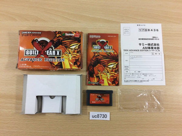 UC8730 GUILTY GEAR X ADVANCE EDITION BOXED GameBoy Advance Japan