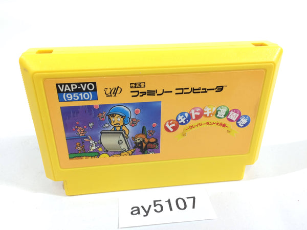 ay5107 Doki! Doki! Yuenchi Crazy Land Daisakusen NES Famicom Japan