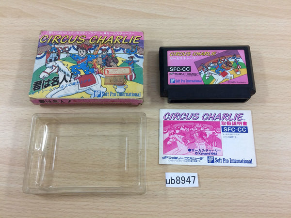 UB8947 Circus Charlie BOXED NES Famicom Japan - Main Image