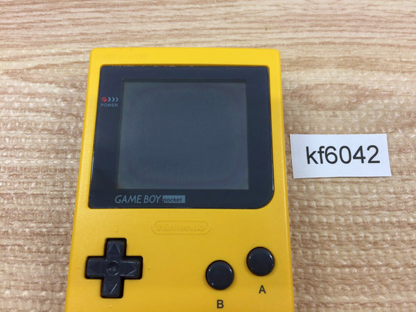 kf6042 Plz Read Item Condi GameBoy Pocket Yellow Game Boy Console Japan