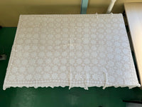 oa4508 Hand-made lace bed-spread (single) India Folk Art