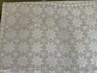 oa4508 Hand-made lace bed-spread (single) India Folk Art