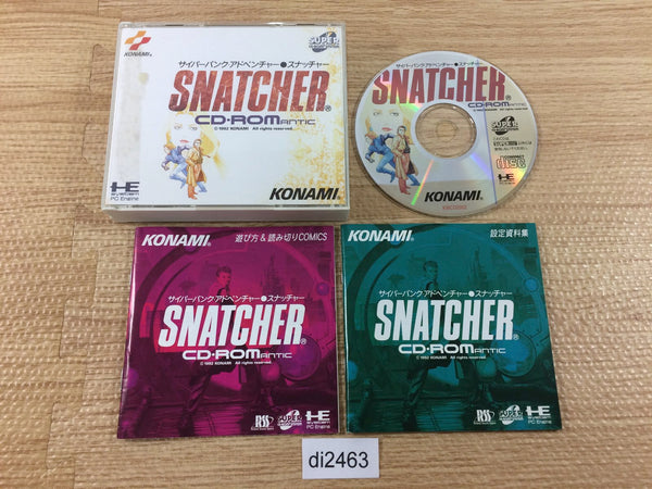 di2463 Snatcher SUPER CD ROM 2 PC Engine Japan