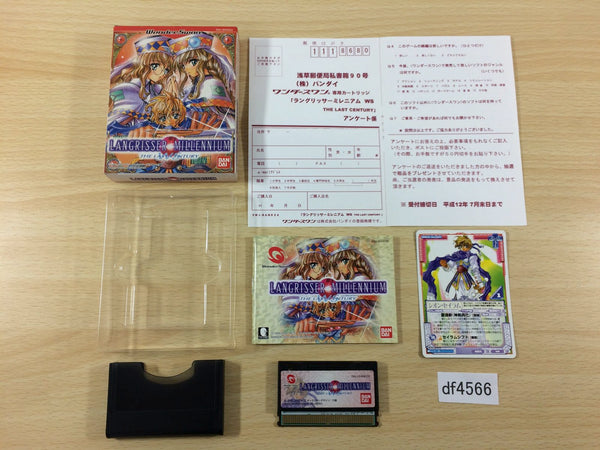 DF4566 Langrisser Millennium WS The Last Century BOXED Wonder Swan Bandai Japan