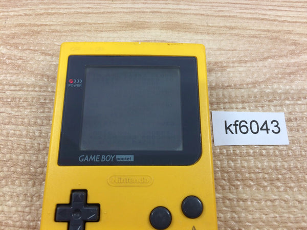 kf6043 Plz Read Item Condi GameBoy Pocket Yellow Game Boy Console Japan