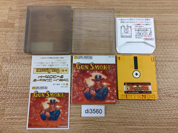 DI3560 Gun Smoke BOXED Famicom Disk Japan