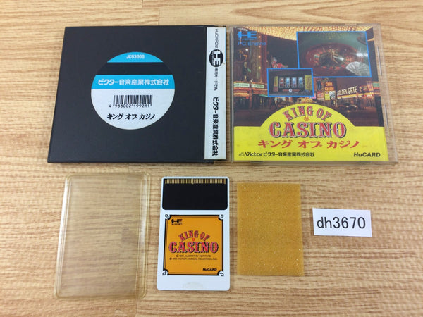 DH3670 King of Casino BOXED PC Engine Japan