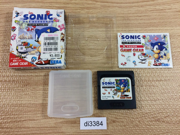 di3384 Sonic The Hedgehog BOXED Sega Game Gear Japan
