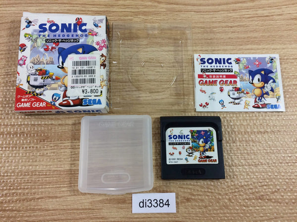 DI3384 Sonic The Hedgehog BOXED Sega Game Gear Japan