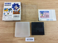 DI3384 Sonic The Hedgehog BOXED Sega Game Gear Japan